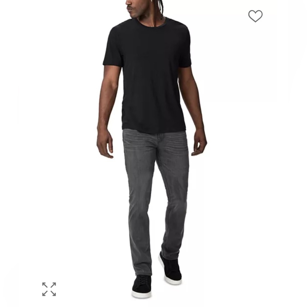 Paige Federal Jeans‎ in Johnston Washed Black.
